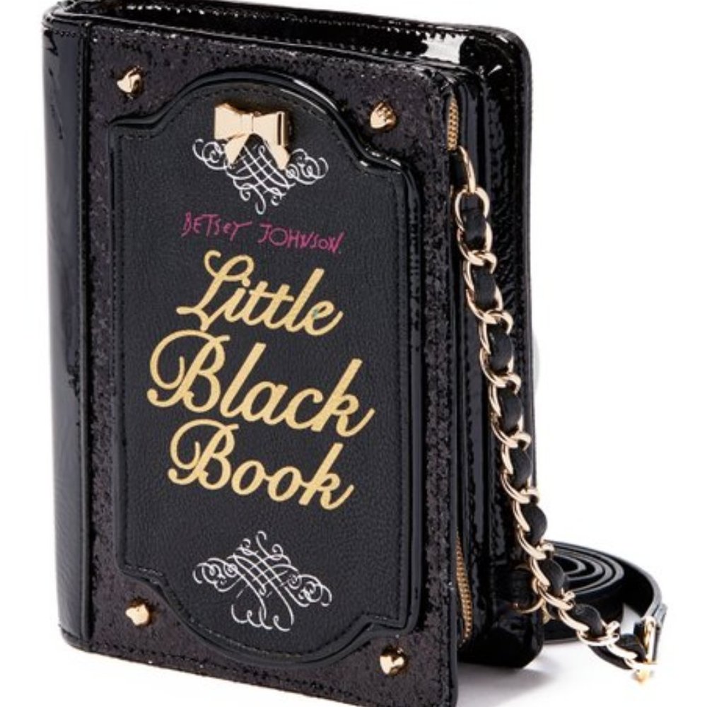 Betsey Johnson Little Black Book Crossbody